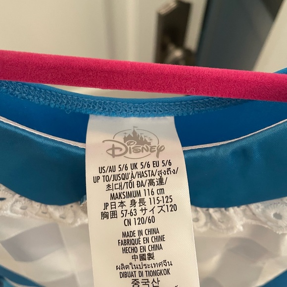 Disney Store Alice in Wonderland Costume Dress Size 5/6 - Picture 3 of 4